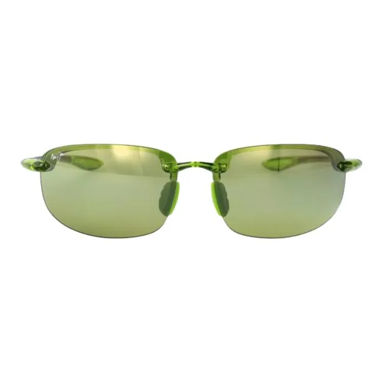 Maui Jim Nylon Irregular Shape Sunglasses Unisex Green-1
