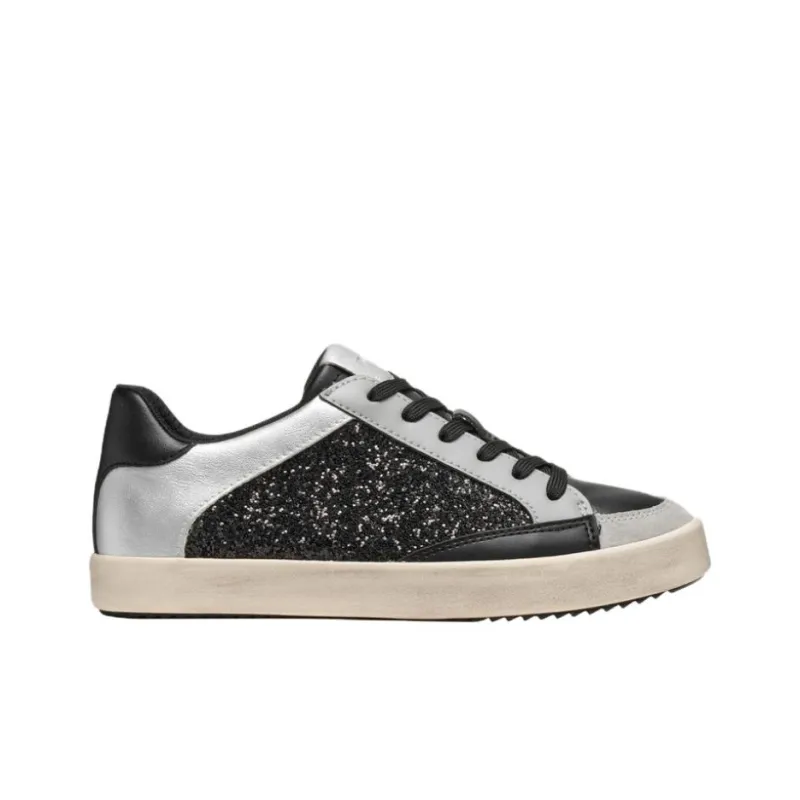 GEOX Blomiee Low Top Skateboard Shoes Women's Black-1