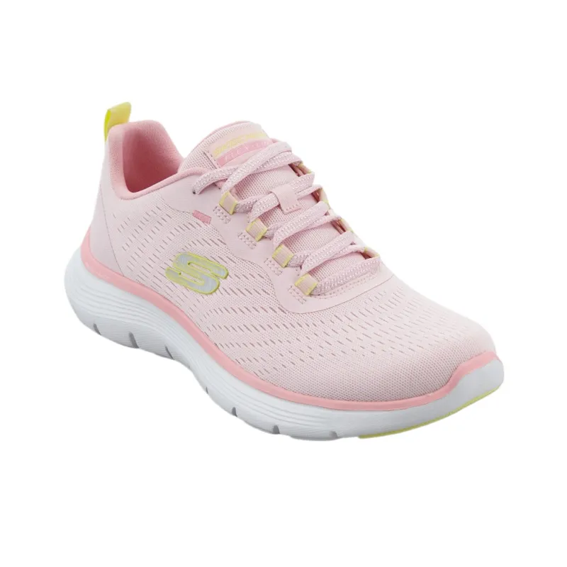 Skechers Flex Appeal 5.0 Abrasion Resistant Low Top Casual Shoes Women's Pink-1