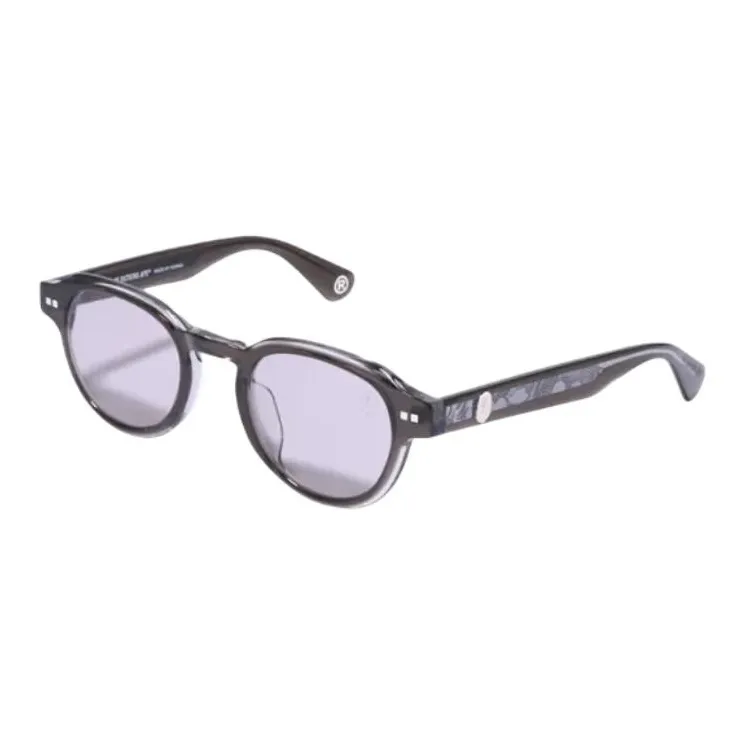 A BATHING APE Subject To Official Website Round Sunglasses Unisex Tortoiseshell-2