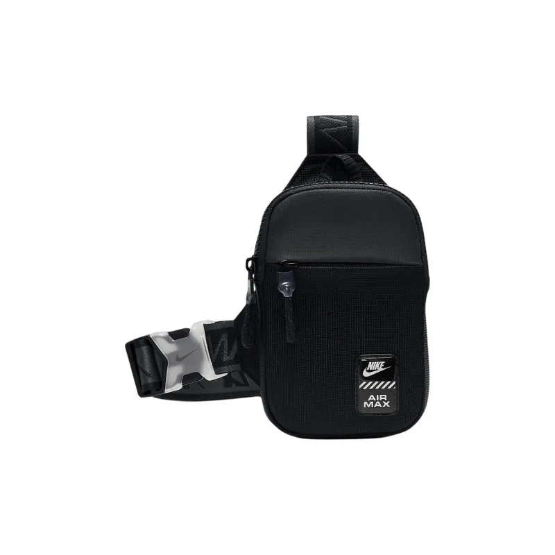 Nike Nylon One Shoulder Crossbody Bag, Sling Bag Regular Unisex Black-1