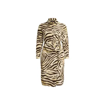LAUREN RALPH LAUREN Long Sleeved Dress Women's Cream