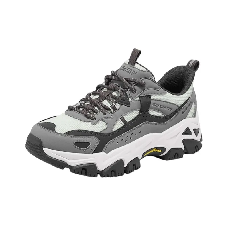 Skechers OUTDOOR MENS Abrasion Resistant Low Top Chunky Sneakers Men's Gray-1