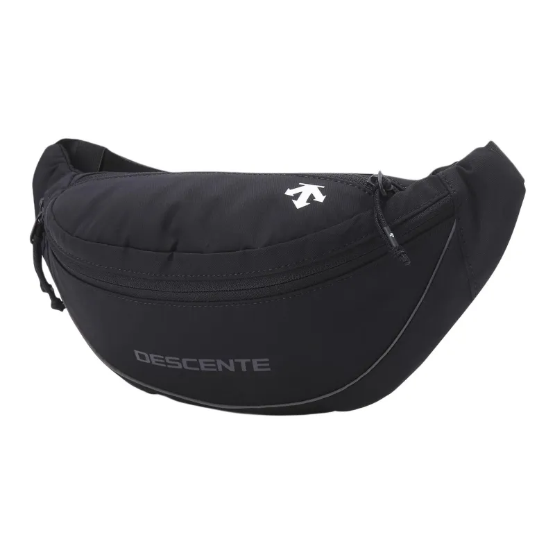 DESCENTE Fanny Pack Outdoor Bag Nylon Black Unisex-1