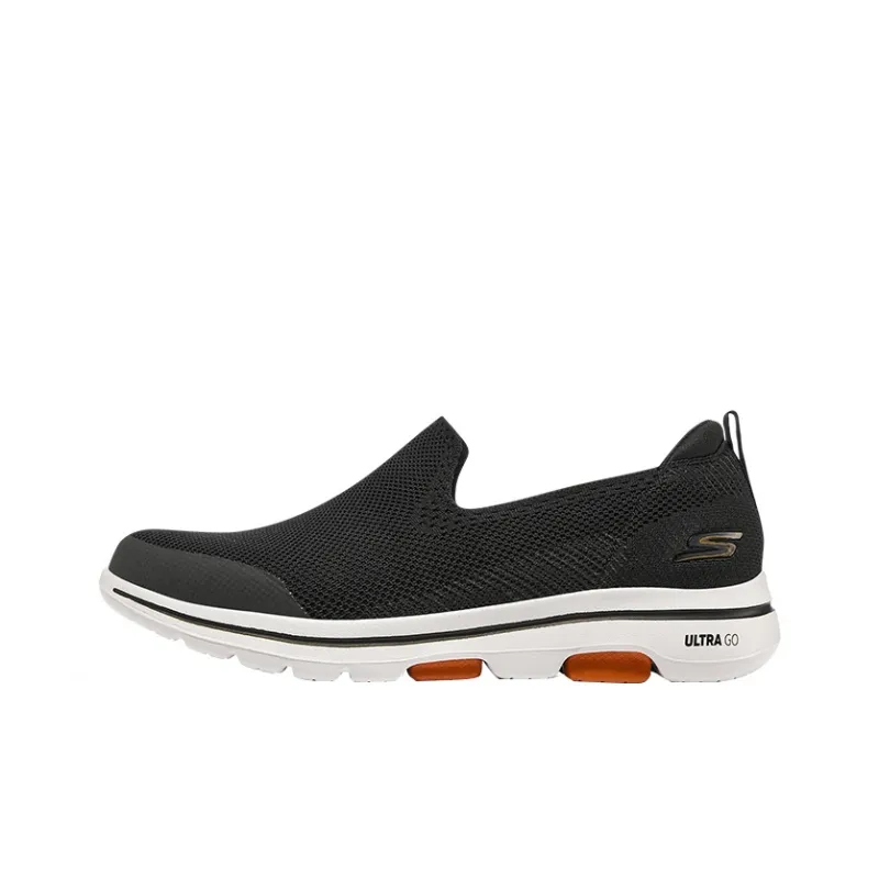Skechers Go Walk 5 Low Top Loafers Black/White-0