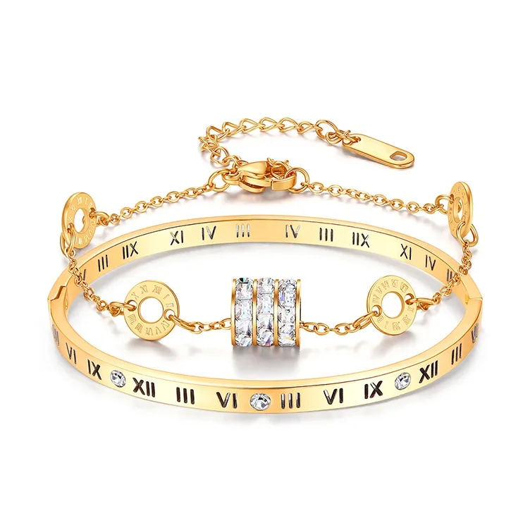 SHEEHHYY Zircon Bracelets Unisex-7