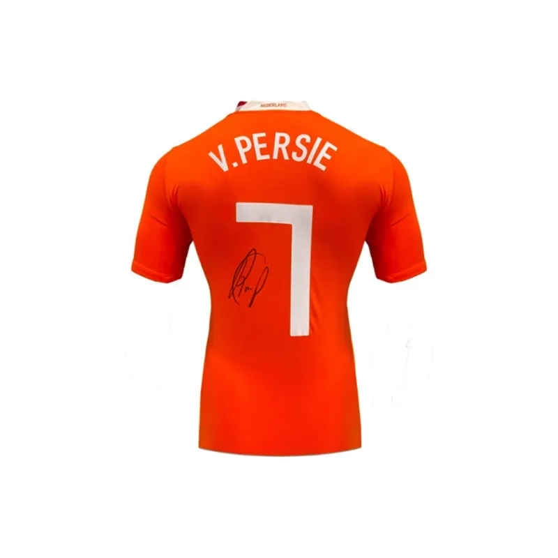 Three For 2018 10 Season Dutch National Team Jersey EM Certificate, Deluxe Mounting, Outer Frame Approx. 65x85cm Unisex-3