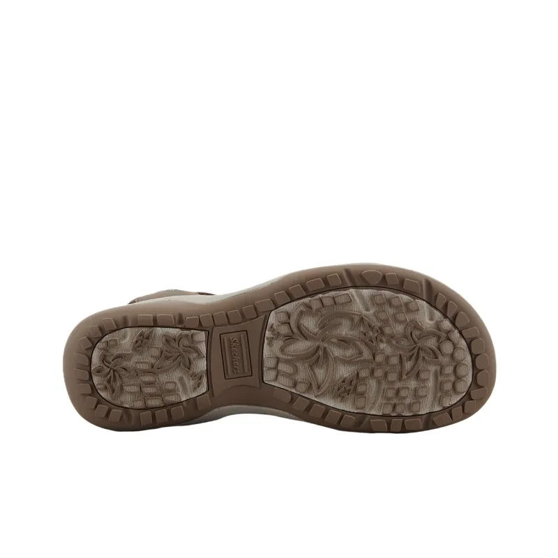 Skechers Reggae Slim Beach Sandals Women's Brown-5