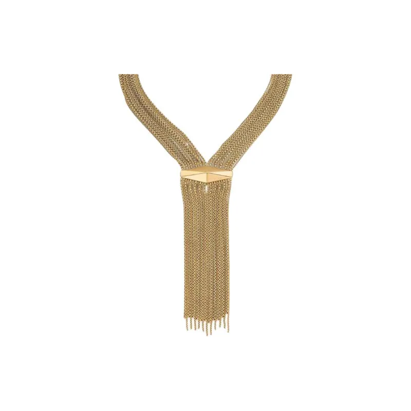 Jimmy Choo Metal Necklaces Women's Gold-2