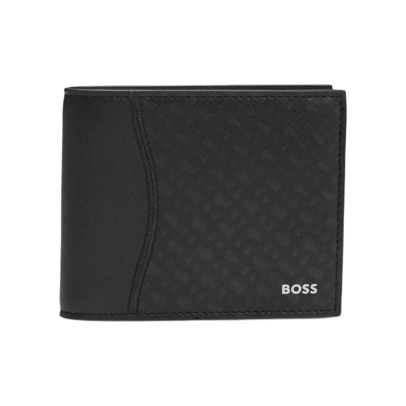 HUGO BOSS Leather Wallet Men's Black-0
