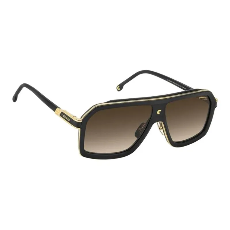 CARRERA Plastic Metal Irregular Shape Sunglasses Men's Black-2