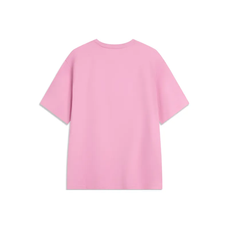 LINING BadFive T Shirts Men Dream Mirror Pink-1