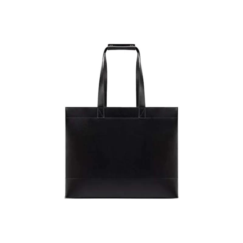 DIOR Cow Leather Tote Bag Shopping Bag Handbag Men's Black-1