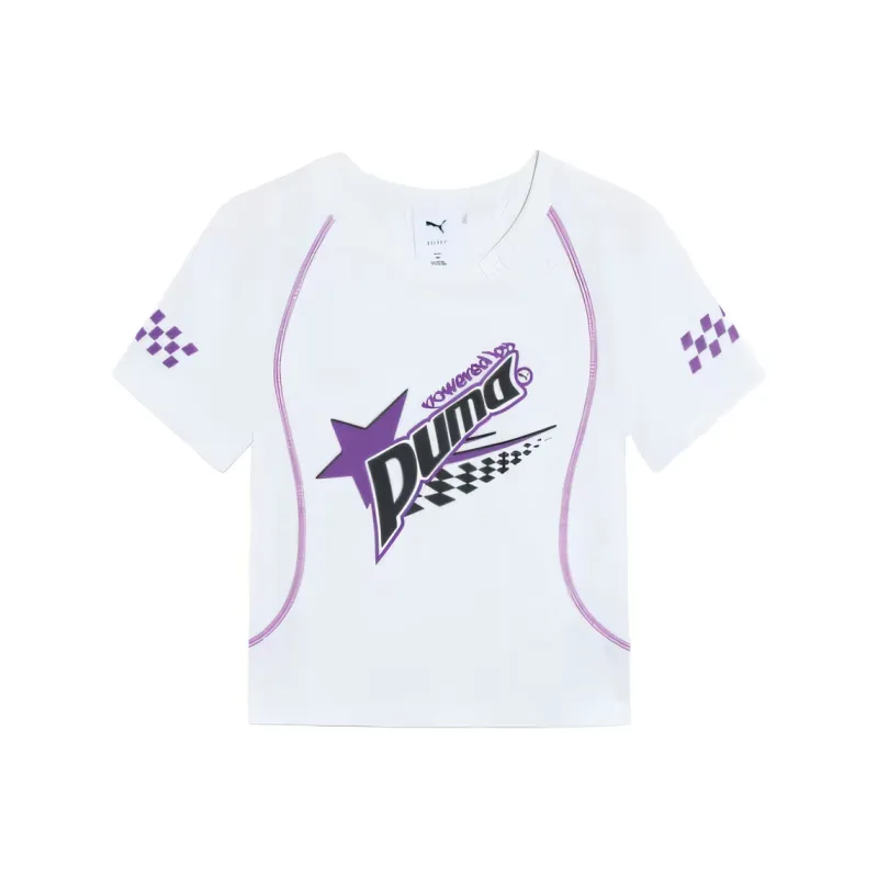 PUMA SHORT T Shirt Women's White-0