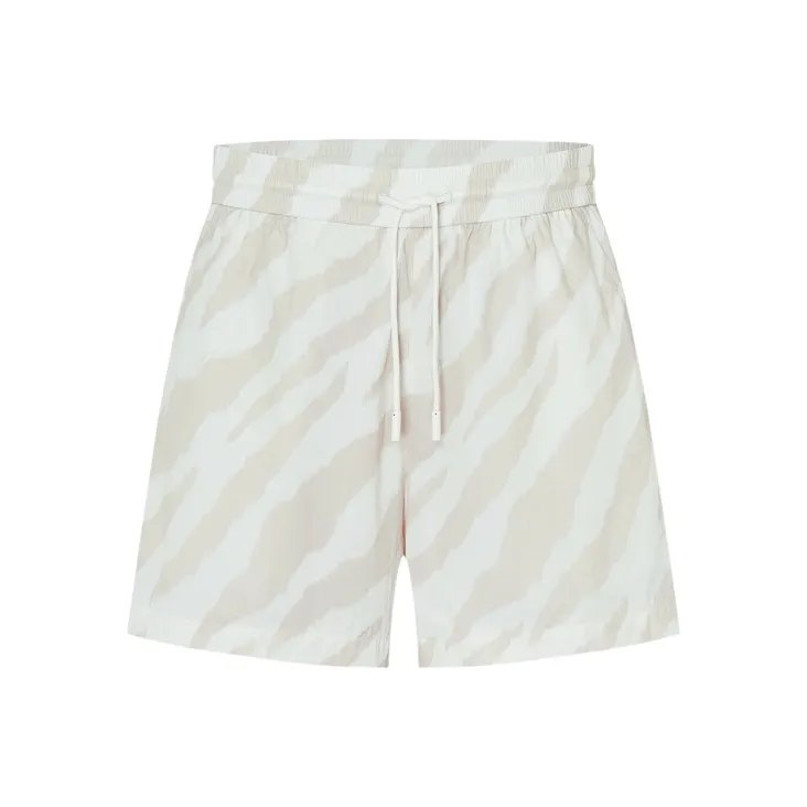MO&CO Casual Shorts Women's Two Tone Zebra Print-0