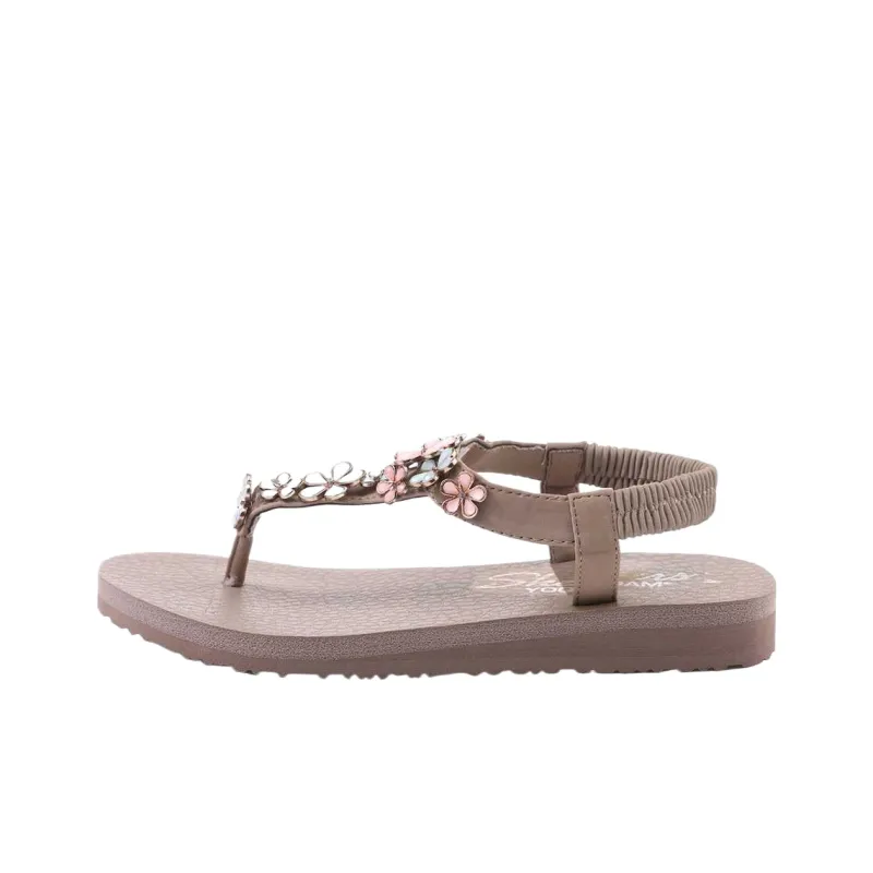 Skechers Meditation One Strap Sandals Women's Brown-0