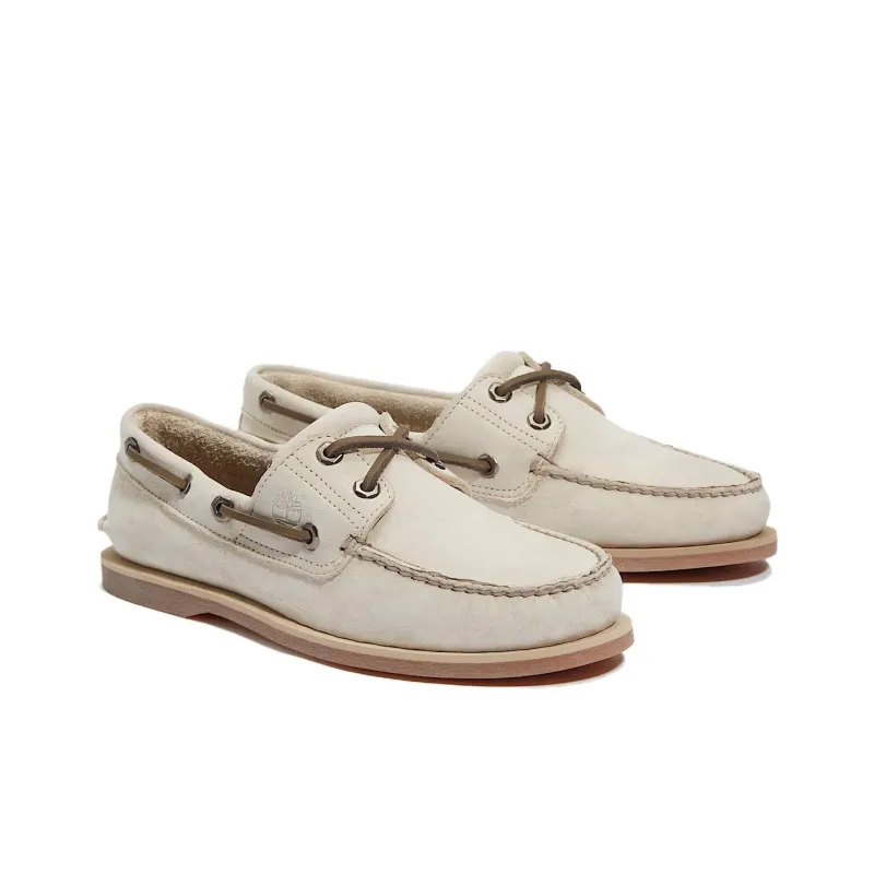 Timberland Classic Boat Shoes Men's Light Gray-3