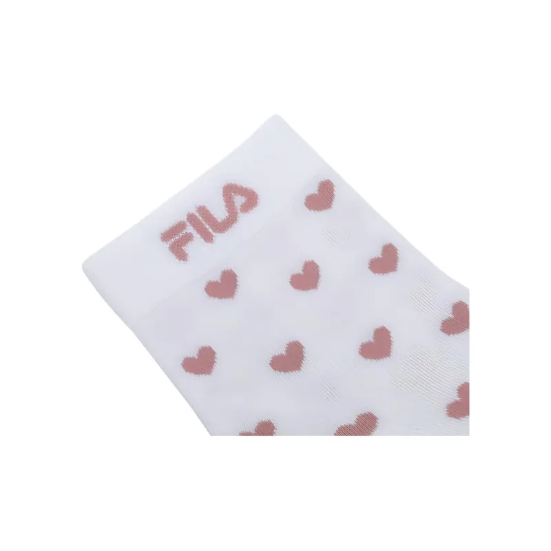 FILA Lifestyle Mid Rise Socks Women's Standard White-3