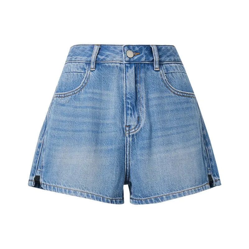 Hopeshow Denim Shorts Women's Light Denim Blue 070-0