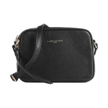 Lancaster Grain Cow Leather Shoulder Bag, Crossbody Bag Women's Black