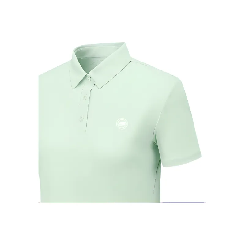 Skechers Sports Life Collection Polo Shirt Women's Light Aqua Green-2
