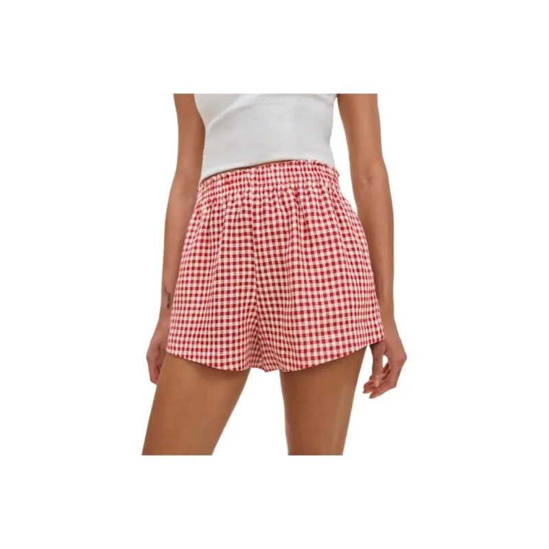 REFORMATION Mila Linen Short Casual Shorts Women's-0