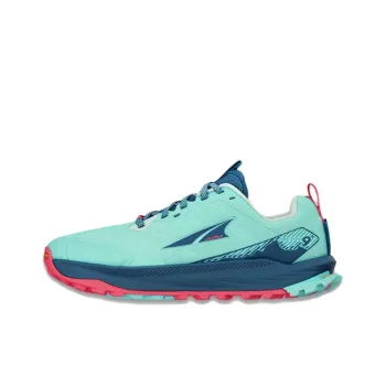 Altra Lone Peak 9 Cushioning, Wear Resistant Low Top Running Shoes Women's Blue Green