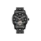 All‑Black Black Dial Steel Band