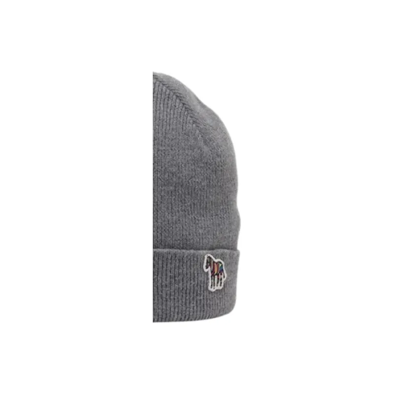 Paul Smith Knitted Fabric Beanies Unisex Gray-1