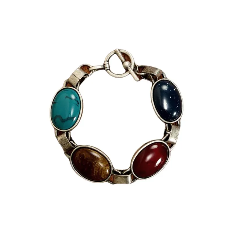ZARA Metal Bracelets Men's Silver-1