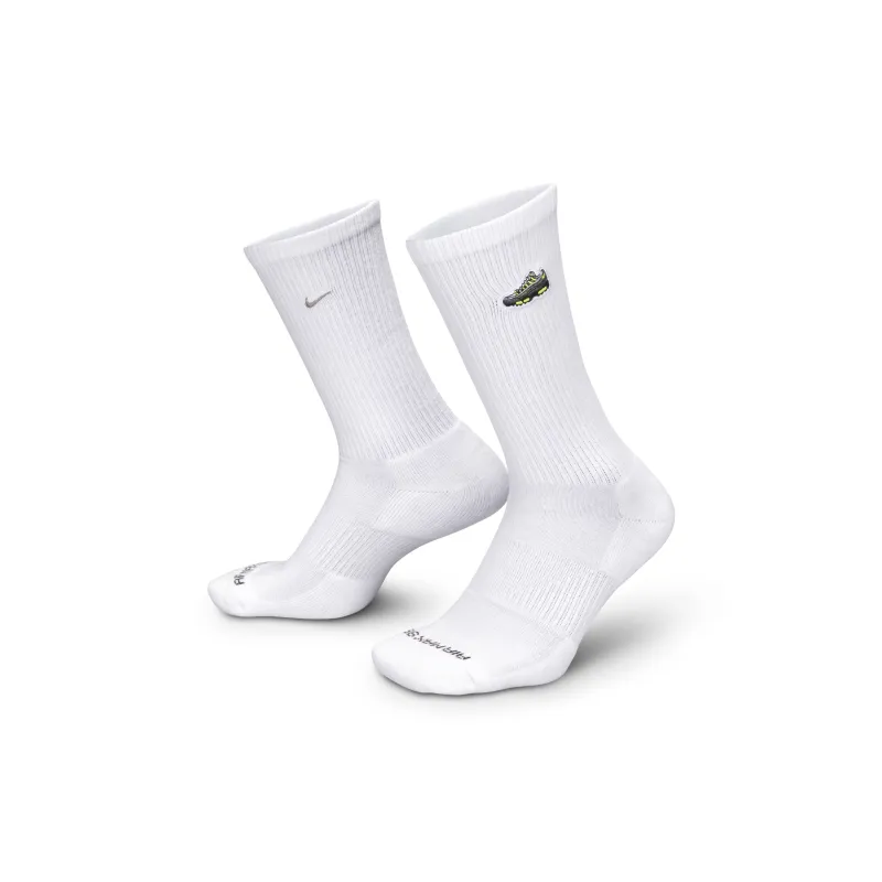 Nike Air Max 95 Mid Calf Socks Unisex 1 Pack White/Medium Gray-1