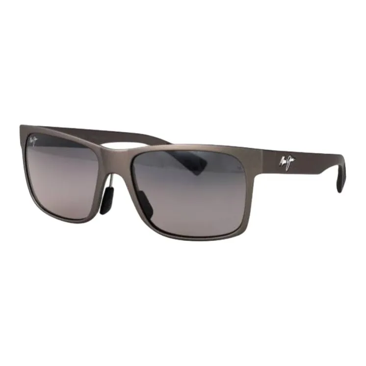 Maui Jim Nylon Irregular Shape Sunglasses Men's Brown-0