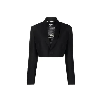 DSQUARED 2 V Neck Short Blazer