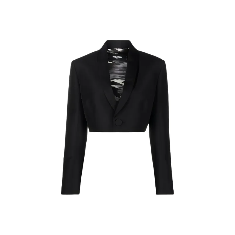 DSQUARED 2 V-Neck Short Blazer-0