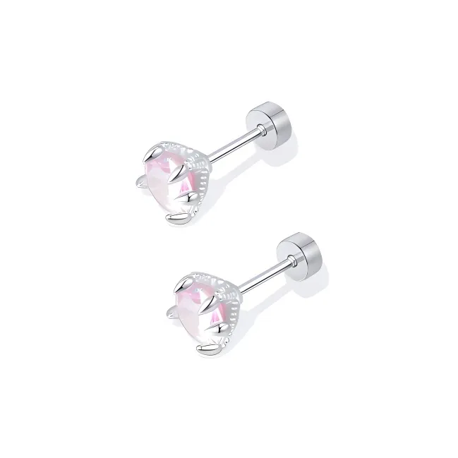 Daisy Dream Steel Stud Earrings Unisex-5