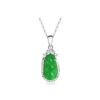 FR Chalcedony Necklaces Women's