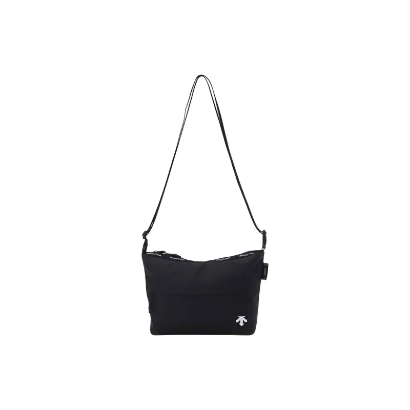 DESCENTE Nylon Crossbody Bag, Shoulder Bag Mini Unisex Black-0