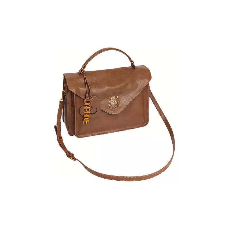 DAPHNE PU One Shoulder Handbag Women's Coffee/Brown-9