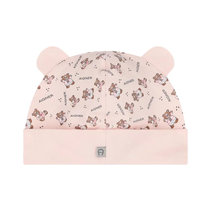 AIGNER Cotton, Elastane Hats & Caps Kids' Pink-1