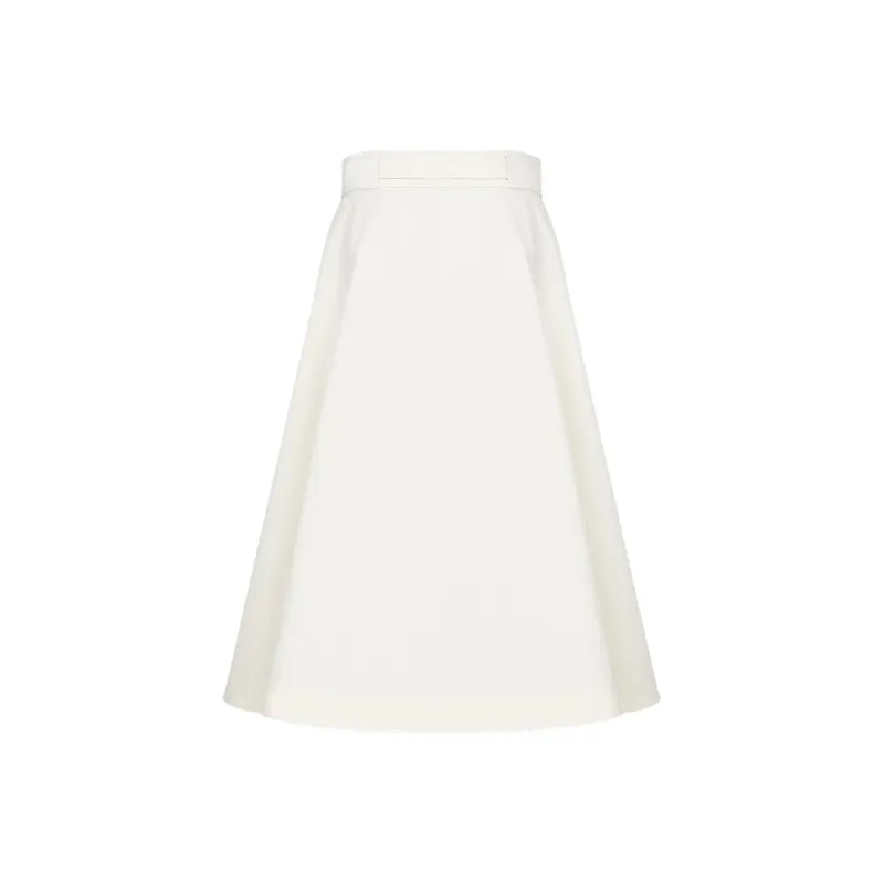 DIOR SS25 Casual Long Skirt Women's White-1