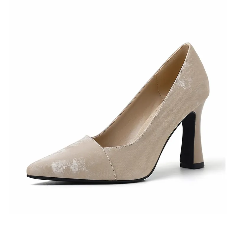 Schilling Chunky Heel High Heels 8.5cm Women's-0