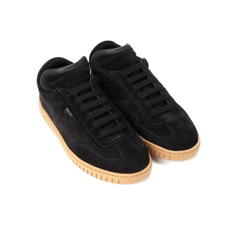 BALLY Low Top Skateboard Shoes Men's Black-2