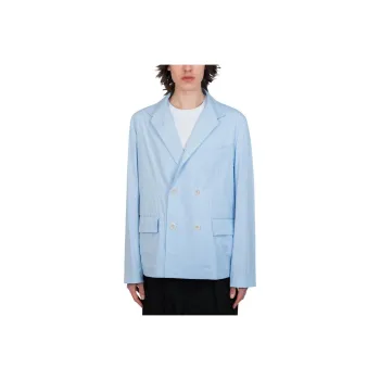 Sacai Jackets & Coats Men's Light Blue