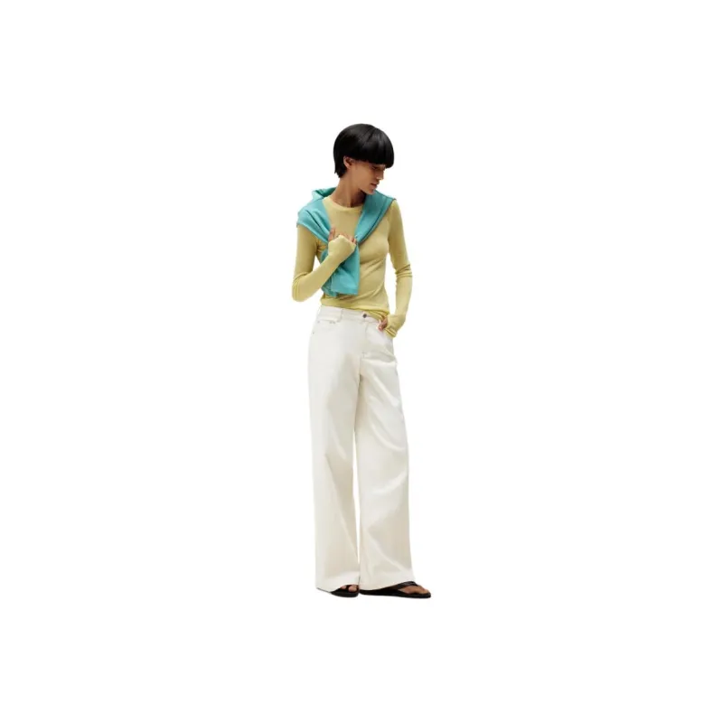 BANANA IN Jeans Women's White Denim-0