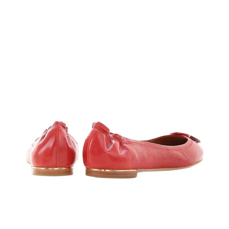 TORY BURCH Flat Shoes Women's Red-3