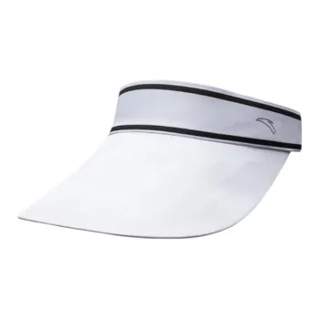 Anta Variety Training Collection Matte Ultra Fine Taffeta Sun Protection Hats Unisex Pure White