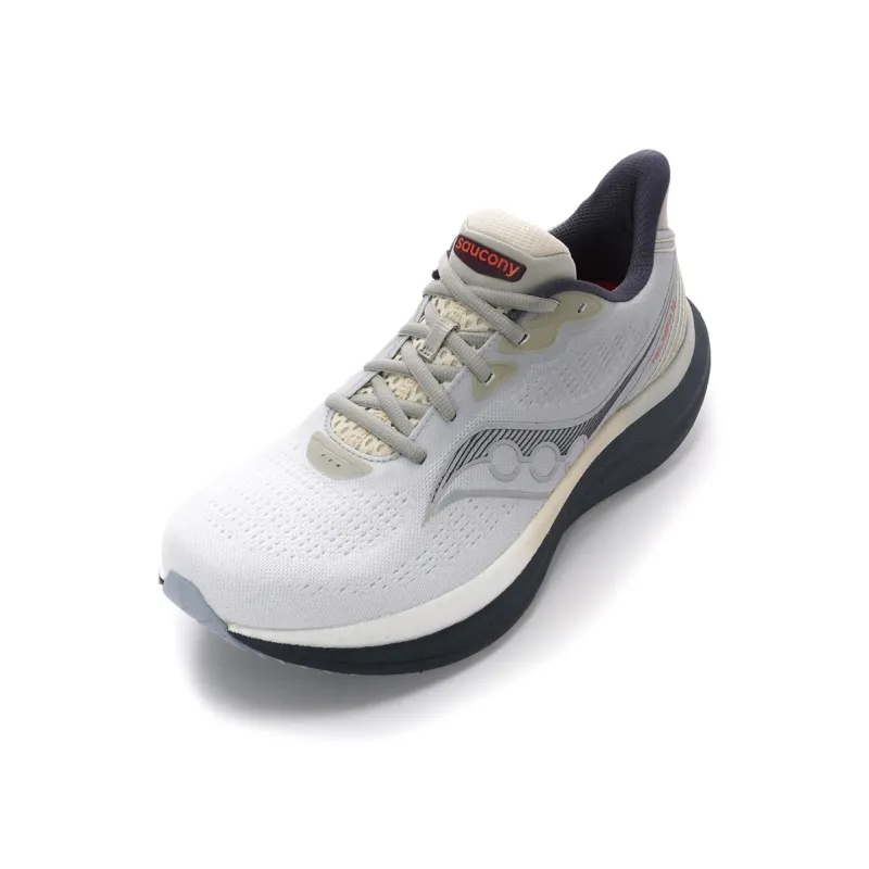 Saucony Anti Slip Wear Resistant Low Top Running Shoes Men's Gray-4