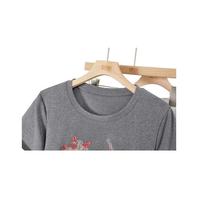 TOUCH T Shirts Women's Carbon Gray-4