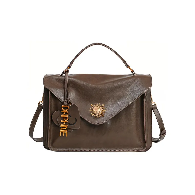 DAPHNE PU One Shoulder Handbag Women's Coffee/Brown-0