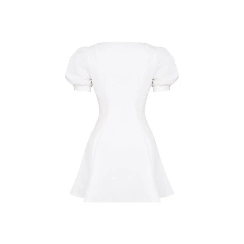 HOUSE OF CB FW23 Hameda Collection Short Sleeved Dress Women's White-2